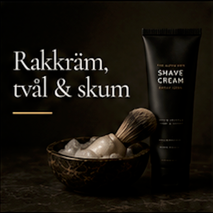 Rakkräm, tvål & skum